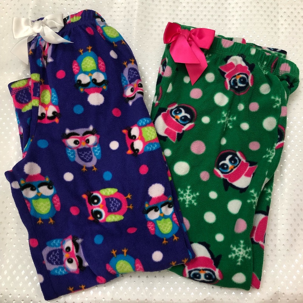 Steve night pants / Fleece pajamas